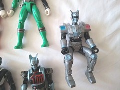 Power Rangers SPD Action Figures Lot Red Blue Green Pink Shadow (7 Figures)