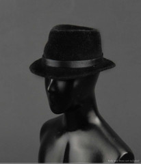 1/6 Scale Black Hat for 12” Action Figure phicen Hot toys Ganghood Kumik ❶USA❶
