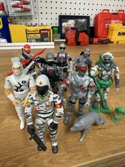 Gi Joe Lot of 8 Cobra F Factory Made BM Customs Firefly Snake Eyes Storm Shadow