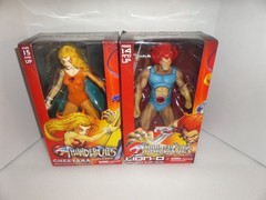 MEZCO THUNDERCATS MEGA SCALE 14 IN 5 FIGURES LION-O, PANTHRO, CHEETARA,TYGRA NEW