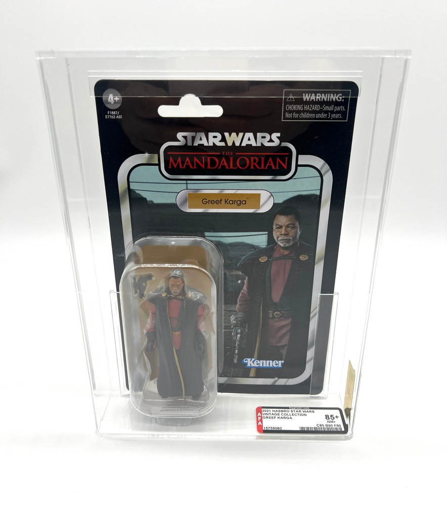 Greef Karga Star Wars The Mandalorian VC185 Action Figure AFA Graded 85+ GOLD