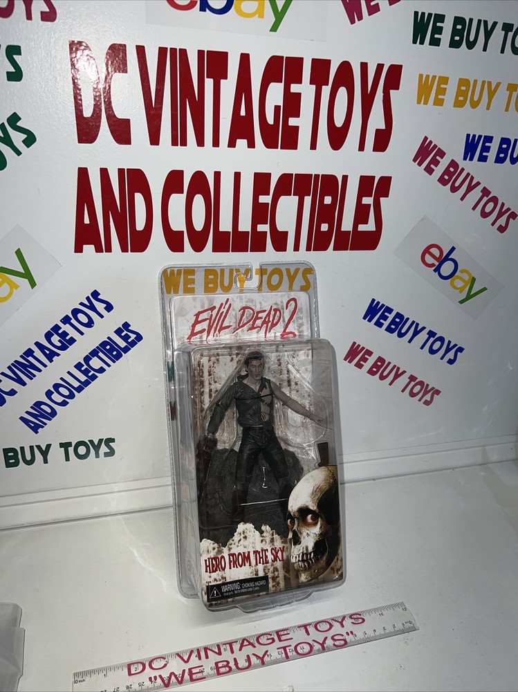 Evil Dead 2 7 Inch Figure SDCC 2012 – Hero From the Sky Ash (Black & White) 🔥