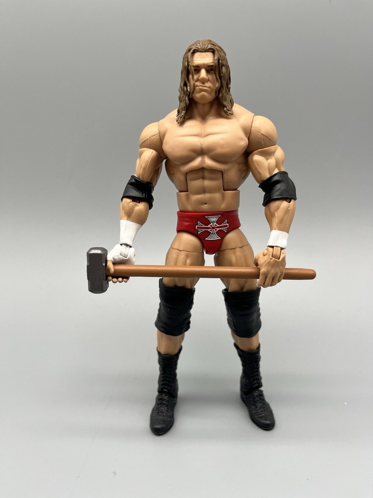 Mattel WWE Elite Fan Central Series Triple H Wrestling Action Figure