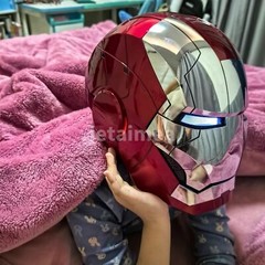US AUTOKING Iron Man MK5 1:1 Helmet Wearable Voice-controlled Mask Cosplay Prop