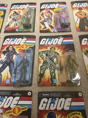 G.I. Joe Haslab 3 3/4 O-ring Figures Lot Of 12 MOC Reissues Walmart Transformers
