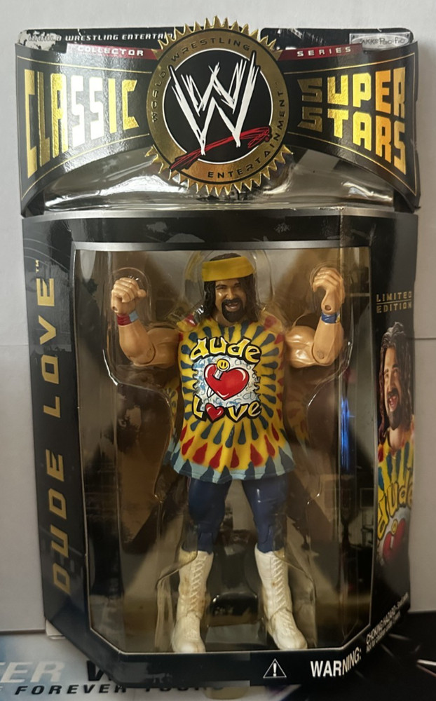 WWE Classic Superstars Collector Series DUDE LOVE MANKIND Jakks Action Figure