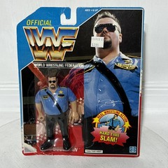 WWF Hasbro Big Boss Man Hard Time Slam Figure SEALED W/ Protector
