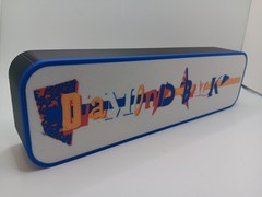 Retro Diamonback bikes 80s style logo lightbox sign display light box sign