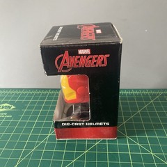 Marvel Avengers- Die Cast Helmet -Iron Man- Walgreens Exclusive Red Yellow