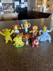 Shrek the Third Movie McDonalds Lot Of 2007 Happy Meal Toys Action Figures
