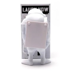 Apologies To BANKSY Laugh Now DIY 6″ Vinyl Figure Toy Monkey Chimp Blank BAD BOX