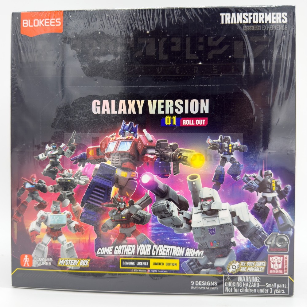 Blokees Transformers Galaxy Version 01 Roll Out Blind Box 1 Sealed Set – 9 Boxes