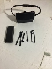 Vintage A Team Mr T Figure Accessories Tool Box w/ 4 tools and Tray 1983 Galoob