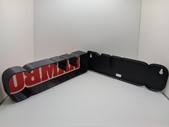 Rambo logo lightbox light box sign for action figure / toy room displays