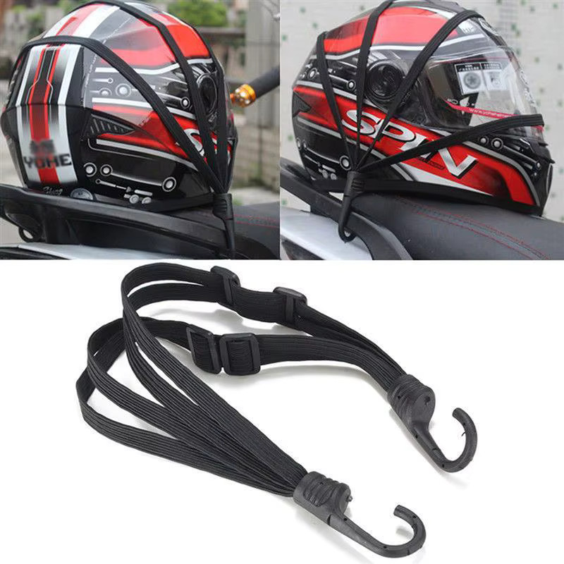 Universal 60cm Motorcycle Luggage Strap Moto Helmet Gears Fixed Elasti