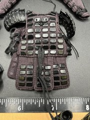 DID Body Armor PALM HERO Japan Sengoku Soldier Black 1/12 Scale Action Figure
