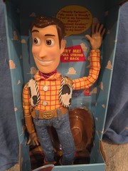 Poseable Pull-string Talking Woody. First Edition. Never Opened.
