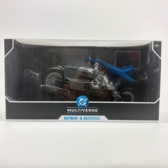 McFarlane DC Multiverse Batman and Batcycle The Flash Movie 7 Inch Figure Set