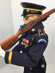 1/6 CUSTOMIZED HASBRO GI JOE HONOR GUARD TOMB OF UNKNOWN SOLDIER ARLINGTON+STAND