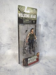 Walking Dead MAGGIE GREENE w/ Assault Rifle Gun Knife Series 5 SEALED NEW