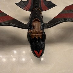 DreamWorks How To Train Your Dragon 11” Action Figure Collectible,Red/Black Wing