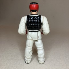 Vintage Milton Bradley 1994 Karate Fighters Kick Star Figure & 2 Weapons