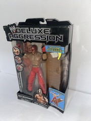 WWE Jakks Pacific Rey Mysterio Deluxe Aggression 7 Action Figure Boxed Red Toy