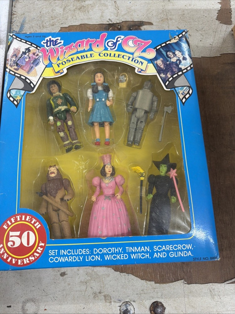 Vintage 1988 Wizard of Oz 50th Anniversary Poseable Figure Collection Sky Kids