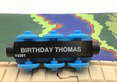 Thomas Friends HAPPY BIRTHDAY THOMAS Party Hat Wooden Railway Train Engine 2012