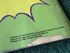 1986 Vintage Masters Of The Universe MOTU Coloring Book Golden *Read*