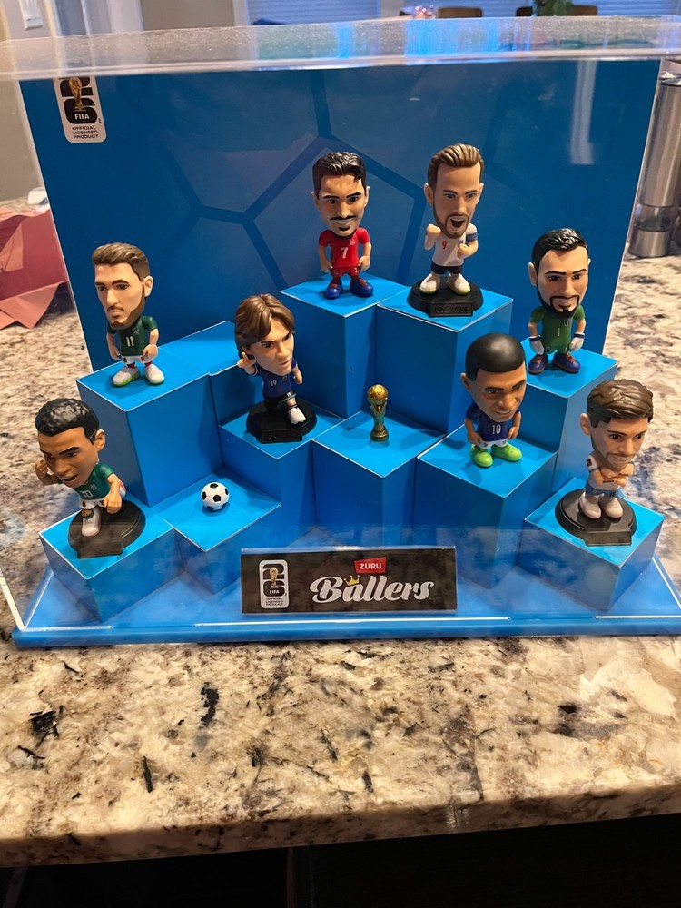 Zuru Ballers FIFA World Cup Soccer Display Case Various Players RARE LAST ONE!!!