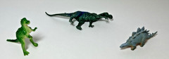 Lot of 9 Dinosaur Toy Animal Figure Tyrannosaurus Rex Stegosaurus Triceratops