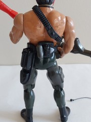 John Rambo “Force of Freedom” 7″ Action Figure (near complete) 1985 by Anabasis