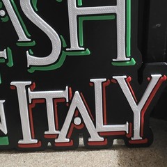 WWE Mattel Elite Clash In Italy PLE 2026 6.5 X 6 Inch Logo Accessory