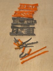 TMNT Teenage Mutant Ninja Turtles Weapons Rack Replacement Accessories Lot