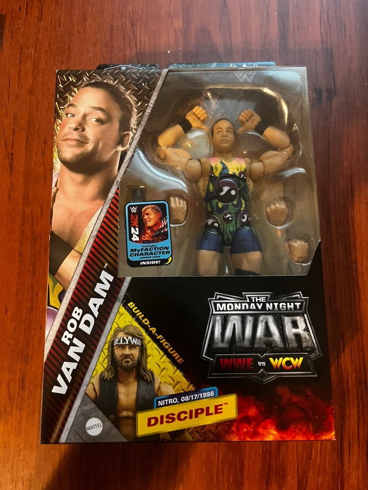 WWE Elite Monday Night Wars Series 3 ROB VAN DAM Wrestling Figure