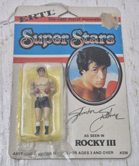 ERTL Super Stars Sylvester Stallone Rocky 3 Sealed Vintage Rare New MOC DAMAGED