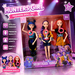 2026 Hot Music Style Demonic Group Anime Figure Rumi Mira Zoey Action Figure Cos
