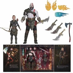 NEW God of War 2024 Kratos & Atreus – 2-Pack Ultimate Action Figures Gift