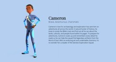 Airship Genesis: Legendary Bible Adventure Cameron Bobblehead – RARE