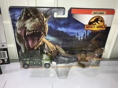 Mattel Jurassic World Dominion Tyranno Hauler Matchbox Dinosaur Tyrannosaurus