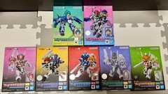 Macross Tiny Session 3-Stage Transformation Valkyrie 7-Model Set