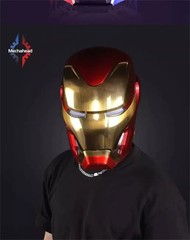 New Iron Man MK50 Helmet 1/1 Wearable Halloween Cosplay Toys Mechahead Automatic