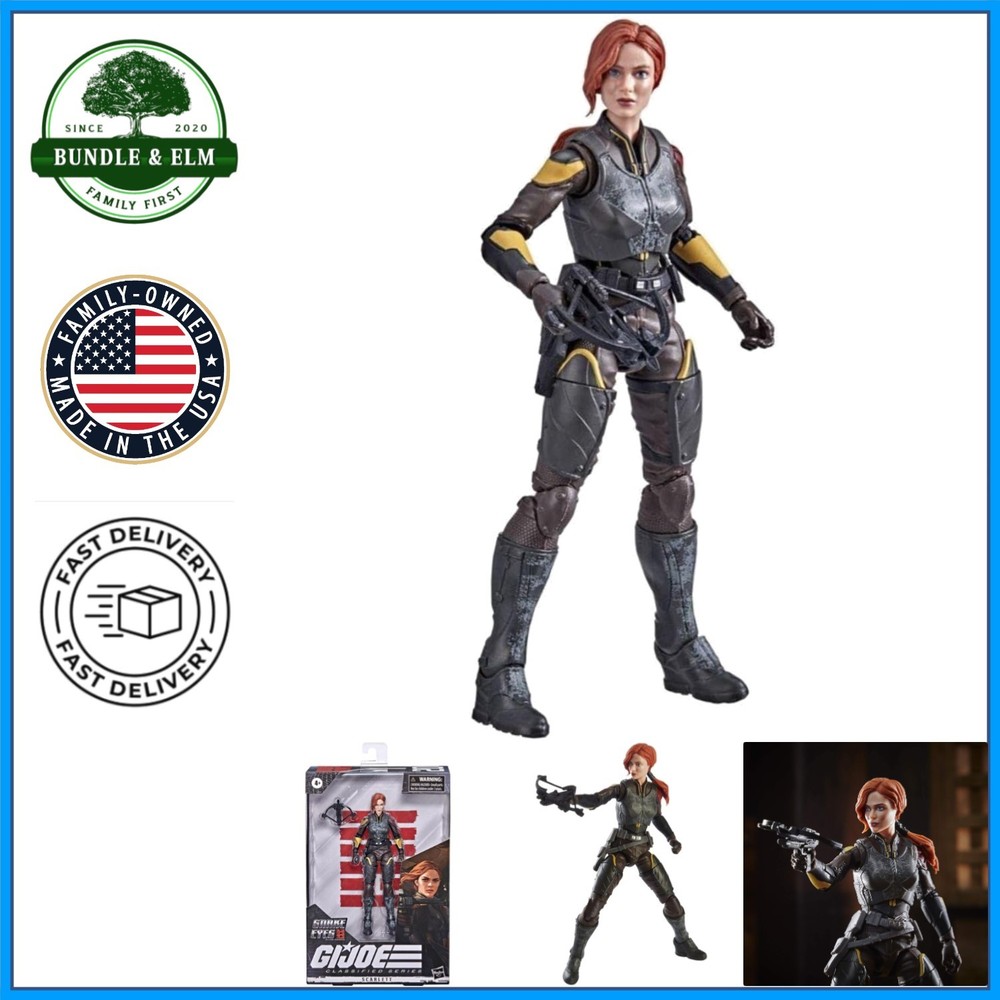 Detailed 6-Inch Scarlett Action Figure for Unisex Children’s Imaginative Play