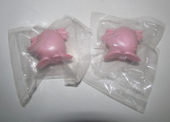 Pokemon Chansey Figurine 1.5” Pearl Pink Egg Figure Sealed (Lot of 2) (OT3)
