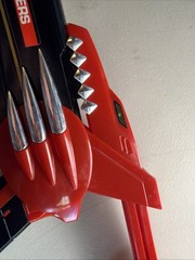 1991 Red Blade Blaster Gun Mighty Morphin Power Rangers MMPR WORKING Vintage