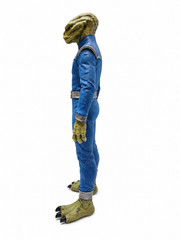 Reptilian Draco Alien Figurine 22cm Hand Painted Alpha Draconis Statue