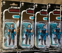 Lot of 12 Star Wars Mandalorian Hasbro Cara Dune Retro 3 3/4 Action Figures