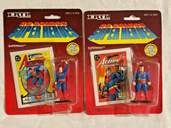 Original 1990 ERTL DC COMICS SUPER HEROES DIECAST FIGURES * COMPLETE SET Sealed