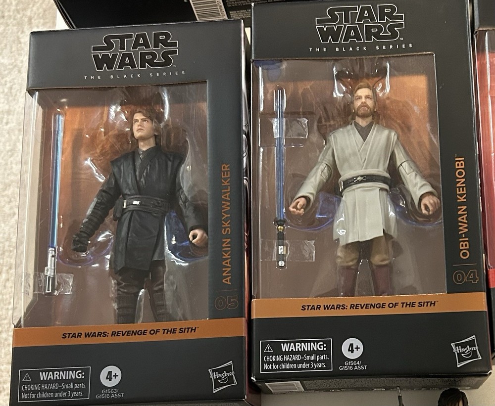 Hasbro STAR WARS Black Series ANAKIN SKYWALKER & OBI-WAN KENOBI Revenge SITH